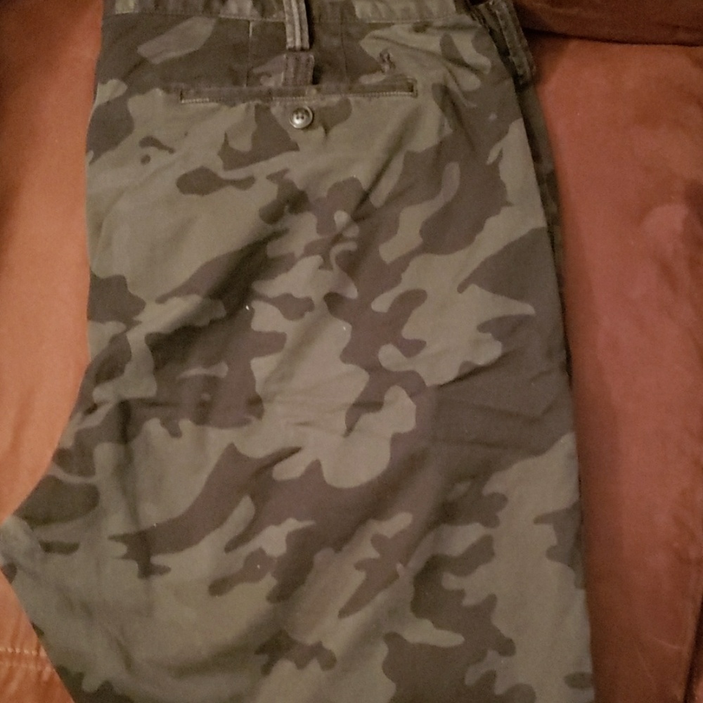 Men's blue camo polo pants